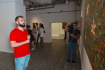 Люся Воронова фотографии с выставки Мозаичность 92